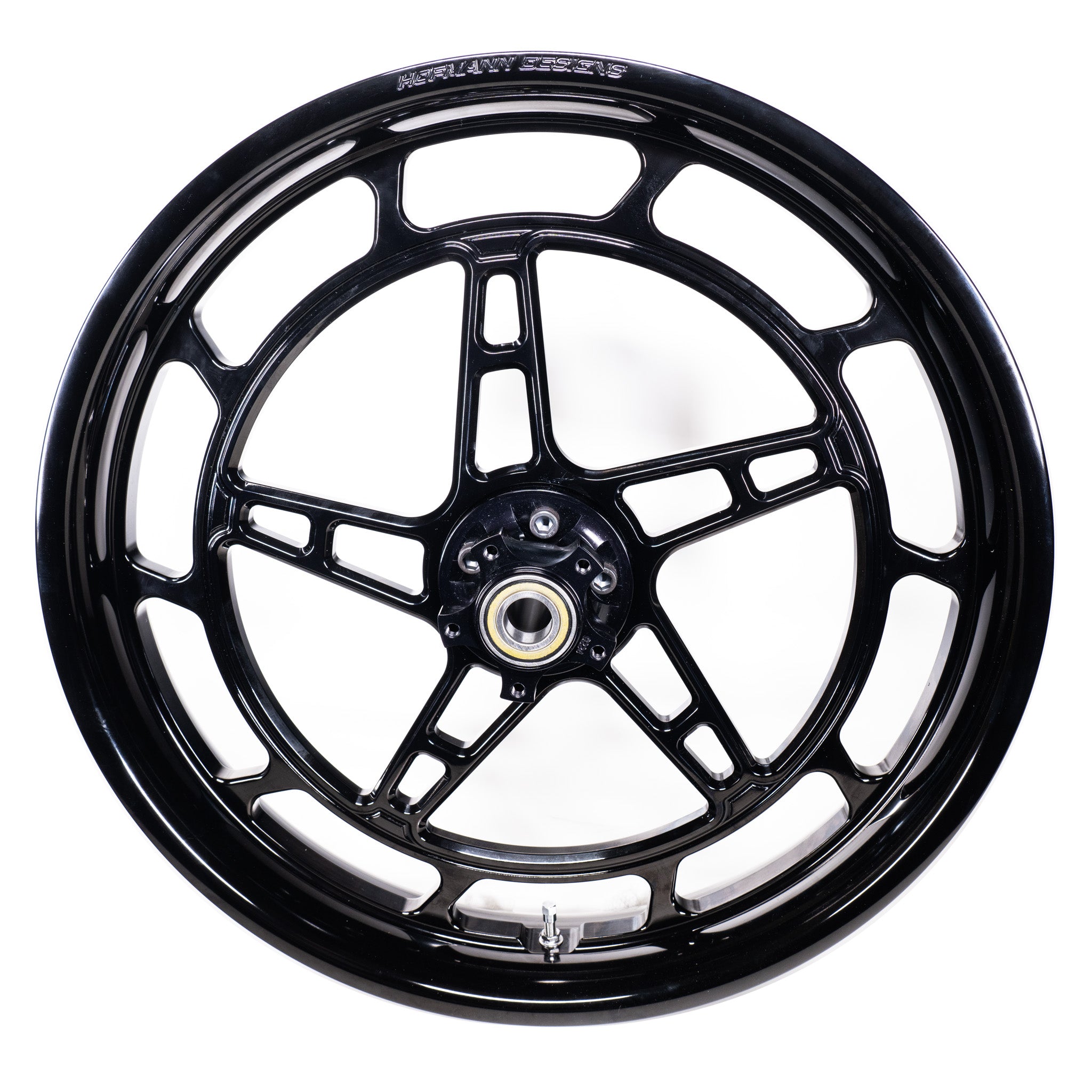 Black Directional 5 Star Front Wheel w Race Hub