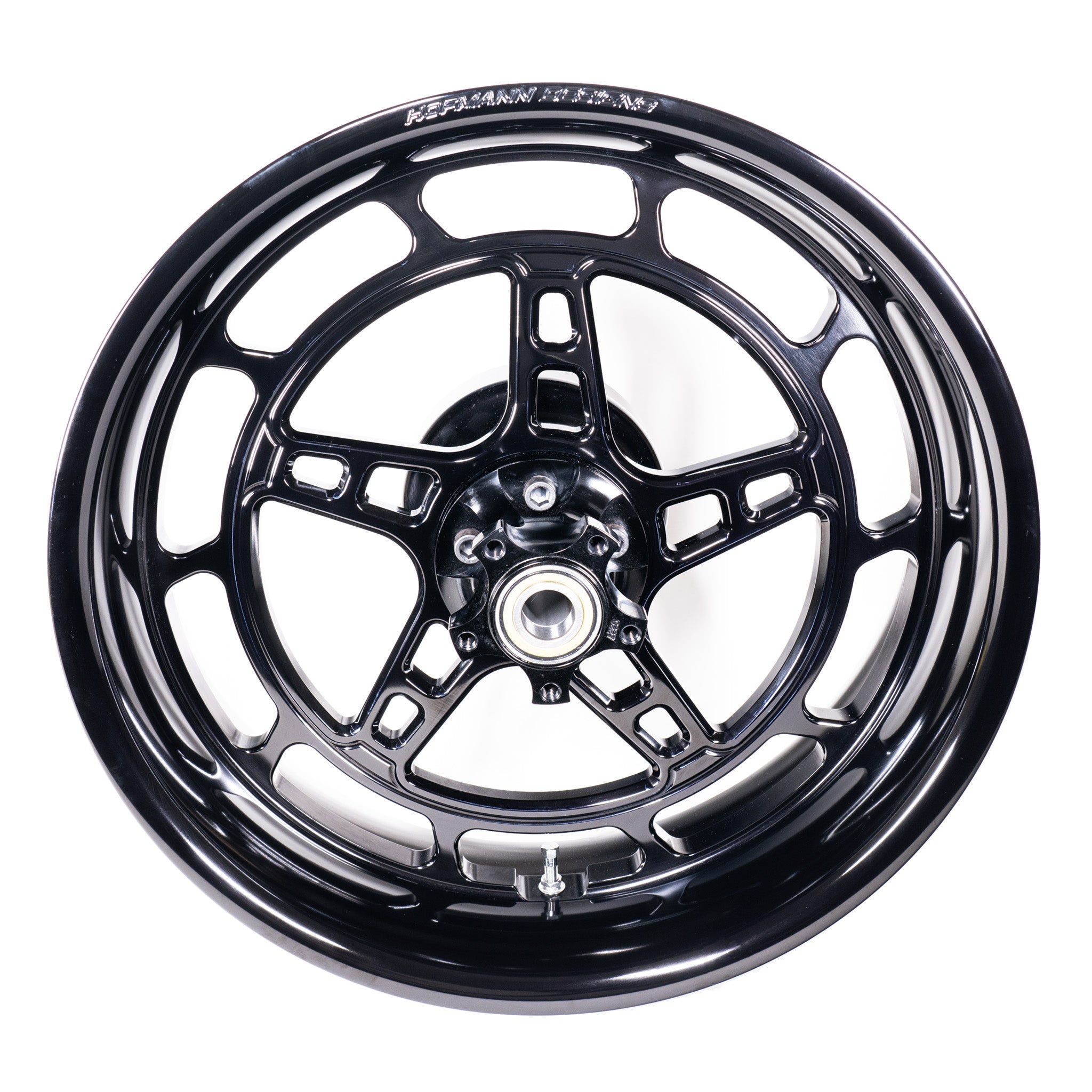 Black Directional 5 Star Rear Wheel w Race Hub