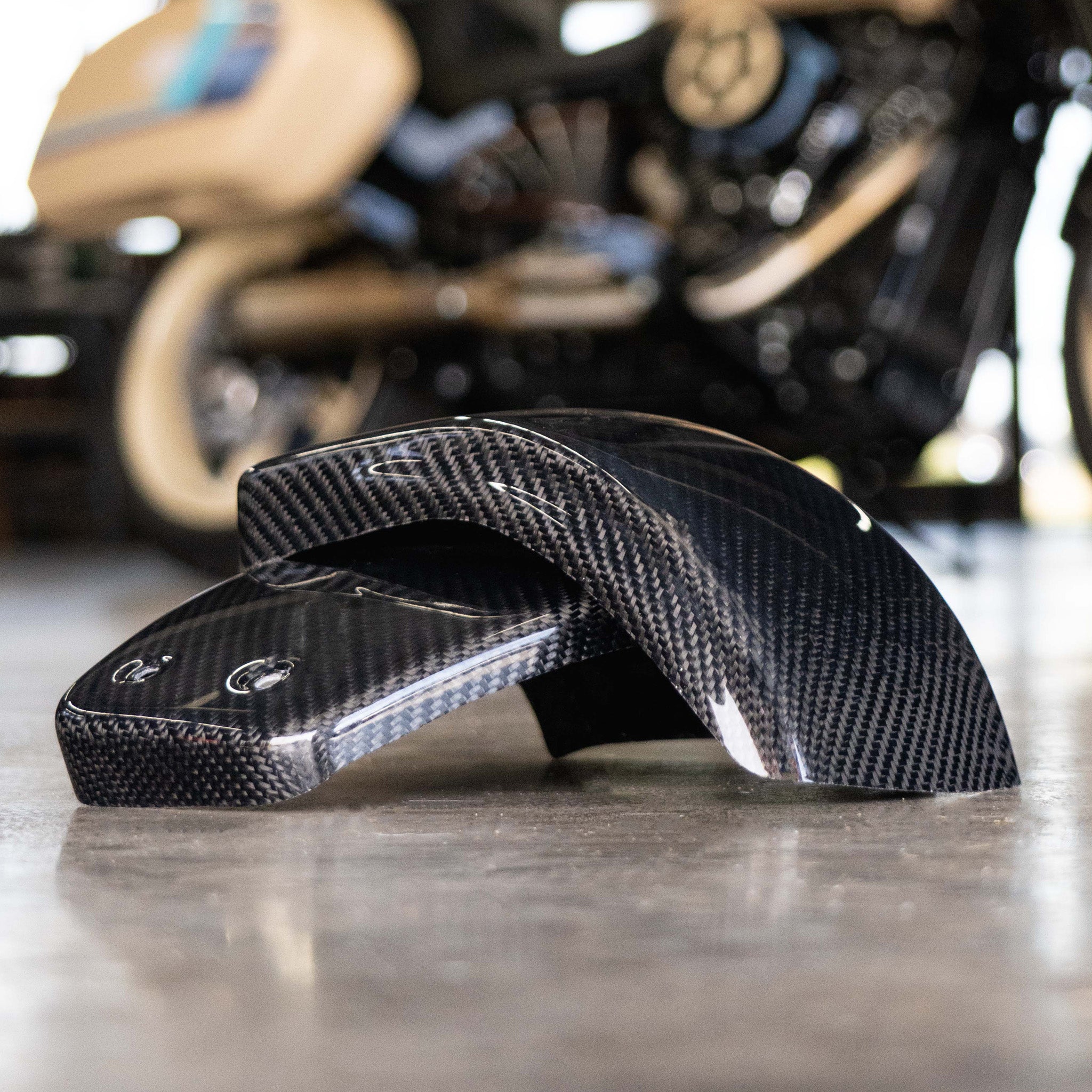 M8 Softail Carbon Fiber Side Covers