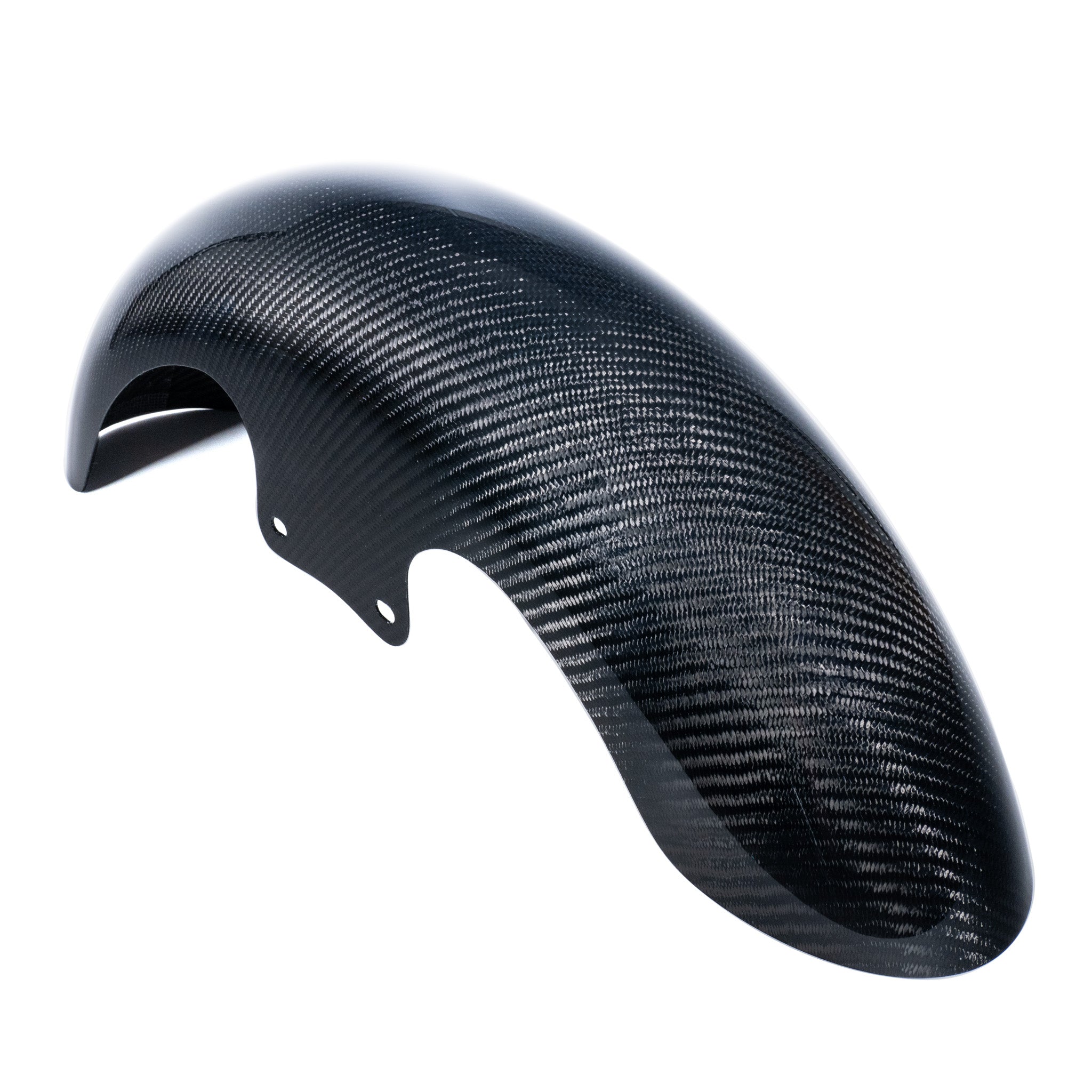 Mid Length Carbon Fiber Front Fender - Indian