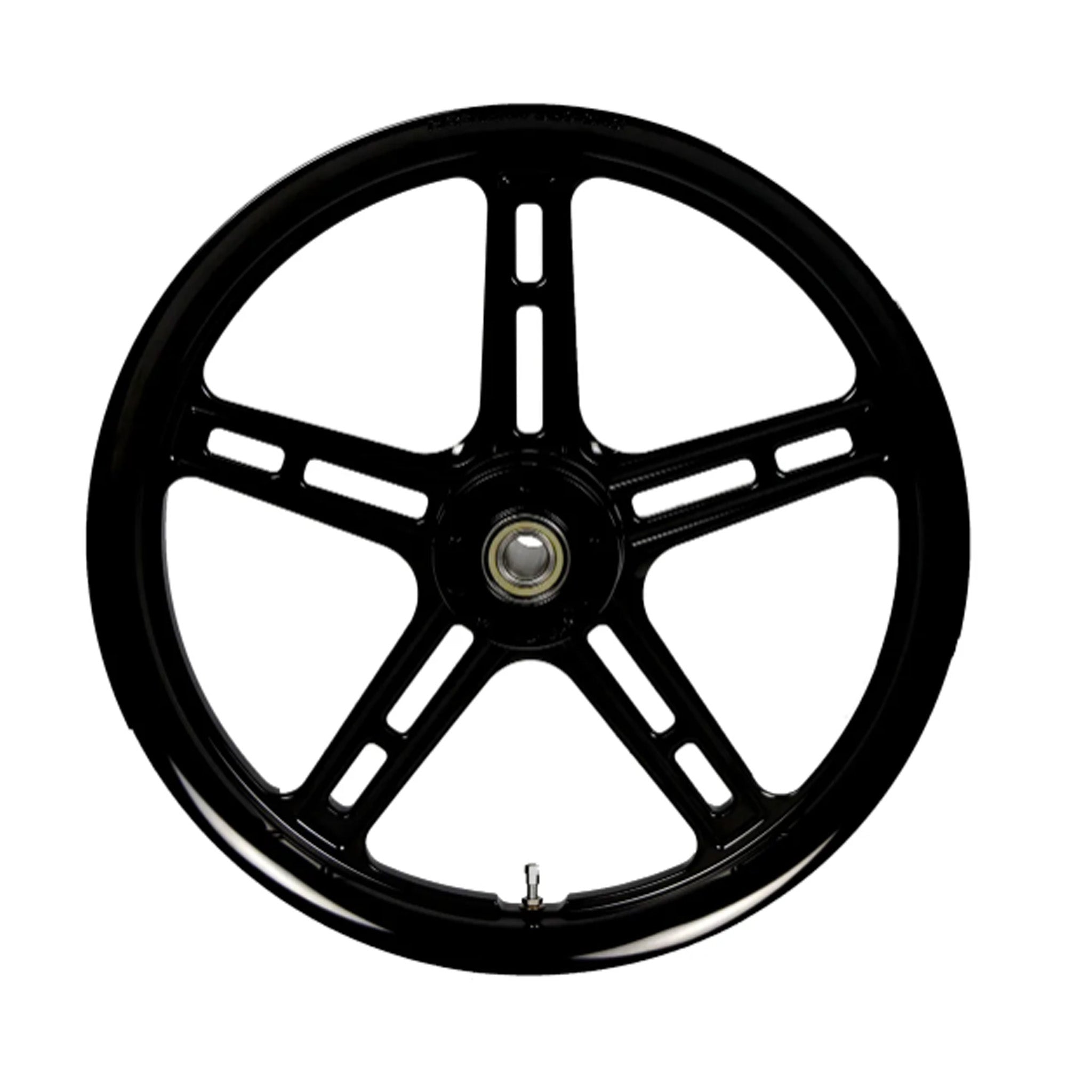 Black Signature Series 5 Spoke Front Wheel