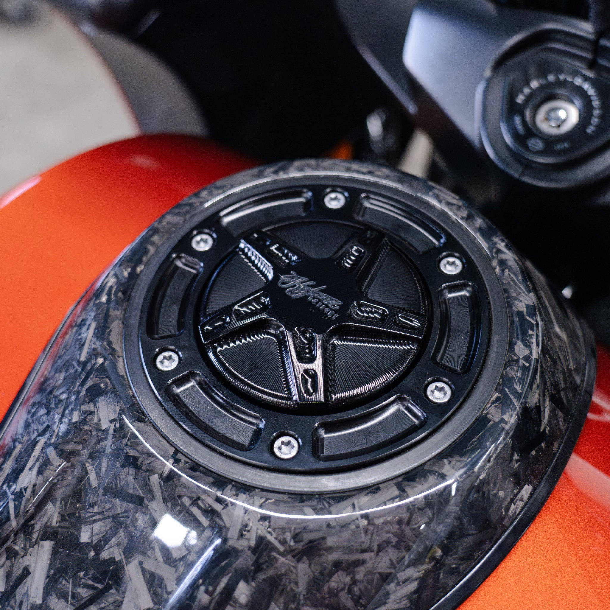2023.5-2026 Harley Touring Gas Cap Assembly Kit | Directional 5