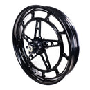 Black Directional 5 Star Front Wheel w Race Hub