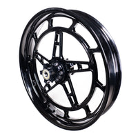 Black Directional 5 Star Front Wheel w Race Hub