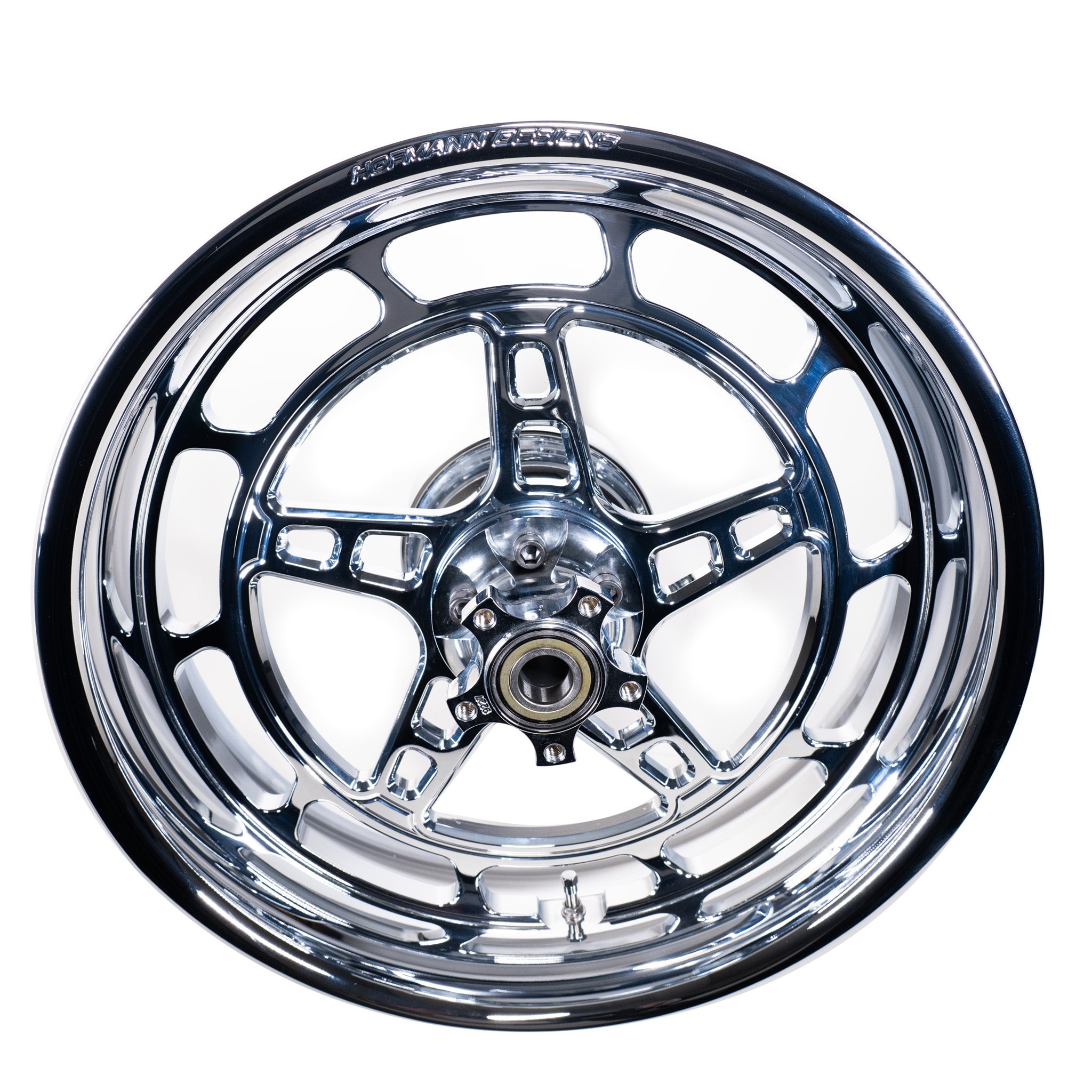 Chrome Directional 5 Star Rear Wheel w Race Hub