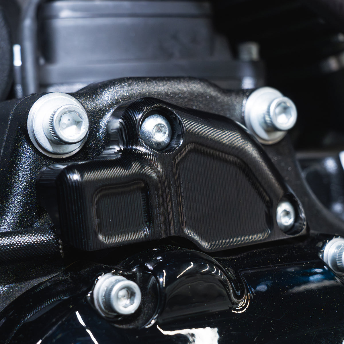 Triangular Sensor Cover 2023.5-2026 Harley Touring Gear Position Sensor Cover – Hofmann Designs