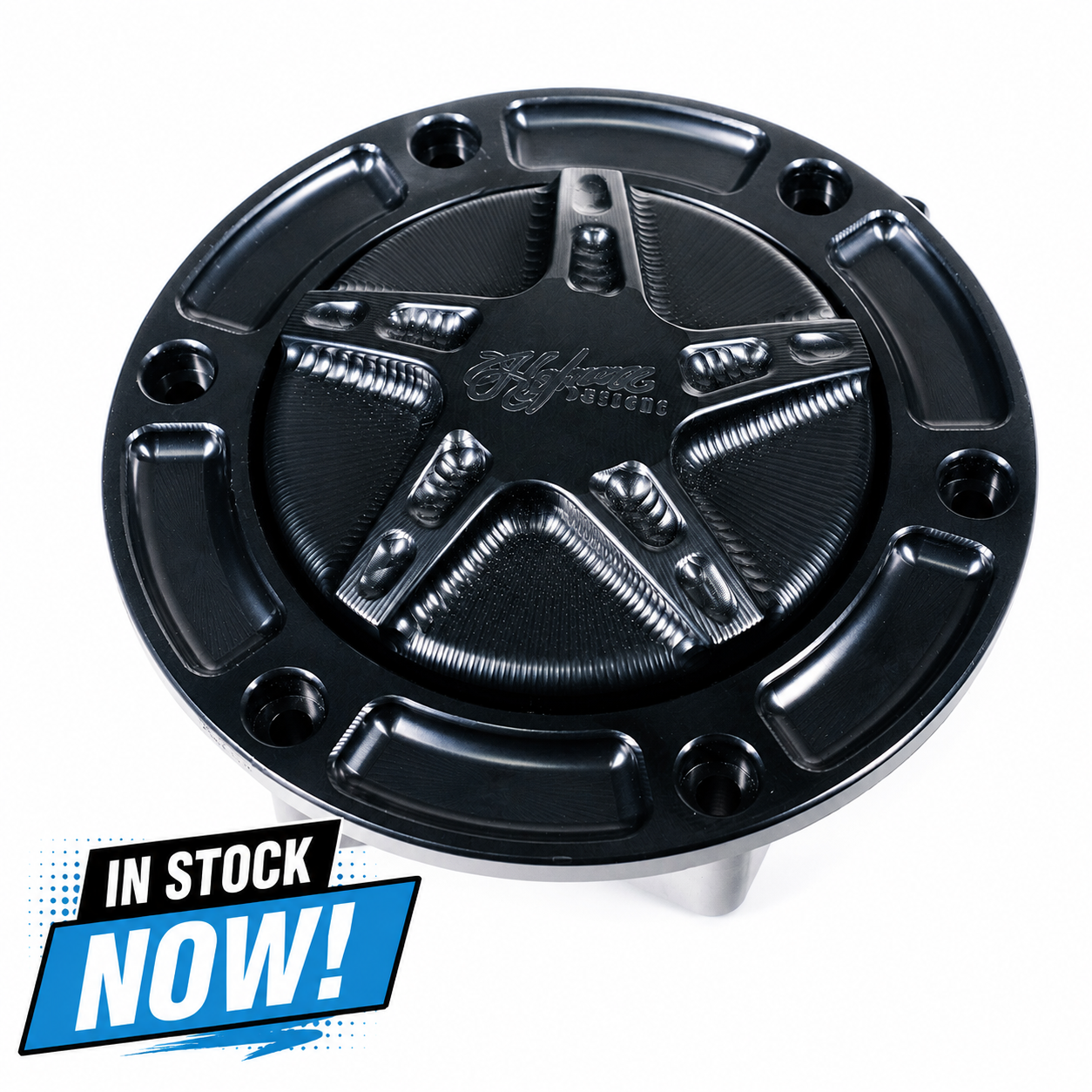 2023.5-2026 Touring Gas Cap Assembly Kit | Directional 5 Spoke Style