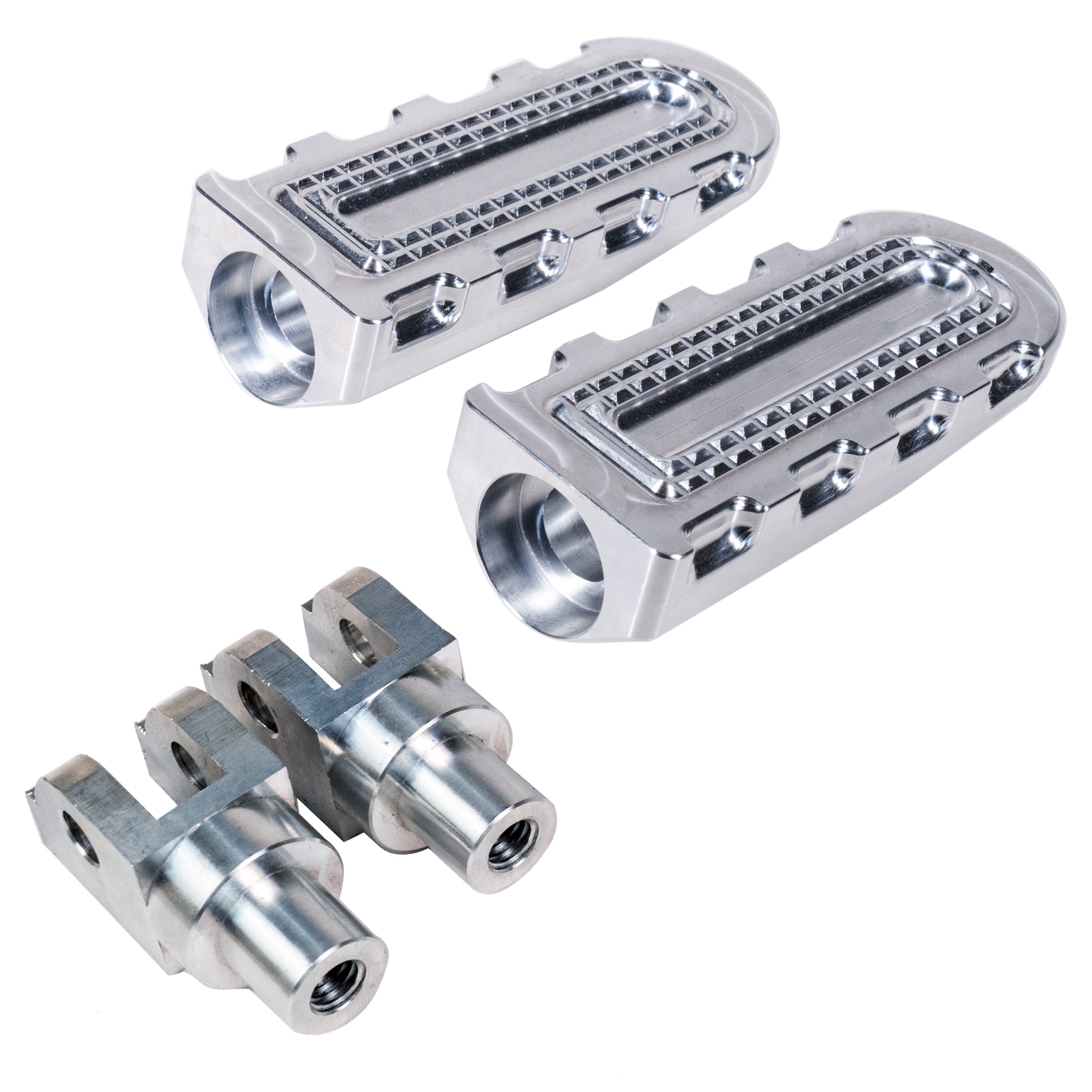 ホフマンHOFFMAN SUPER SADDLE#1Grizzlyグリズリー Hofmann Designs Premium Billet Passenger Pegs for Harley