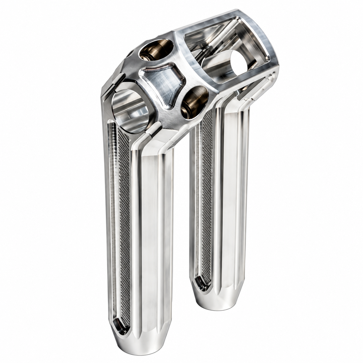 Hofmann Designs Paradox Billet Risers with Koso Gauge Mount (New Style)