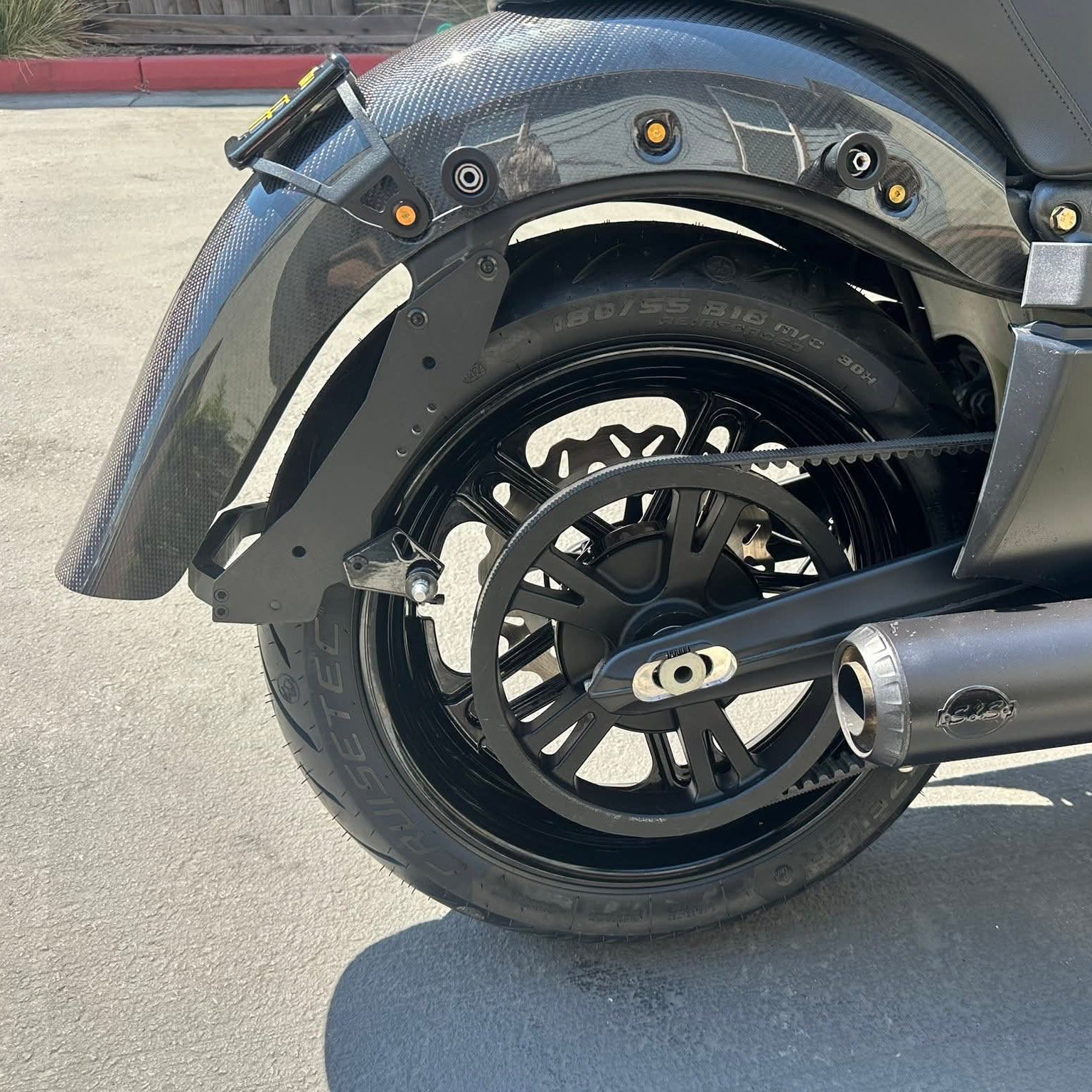 Hofmann Designs/Forever Rad Edition Carbon Fiber Rear Fender for Indian Powerplus Models